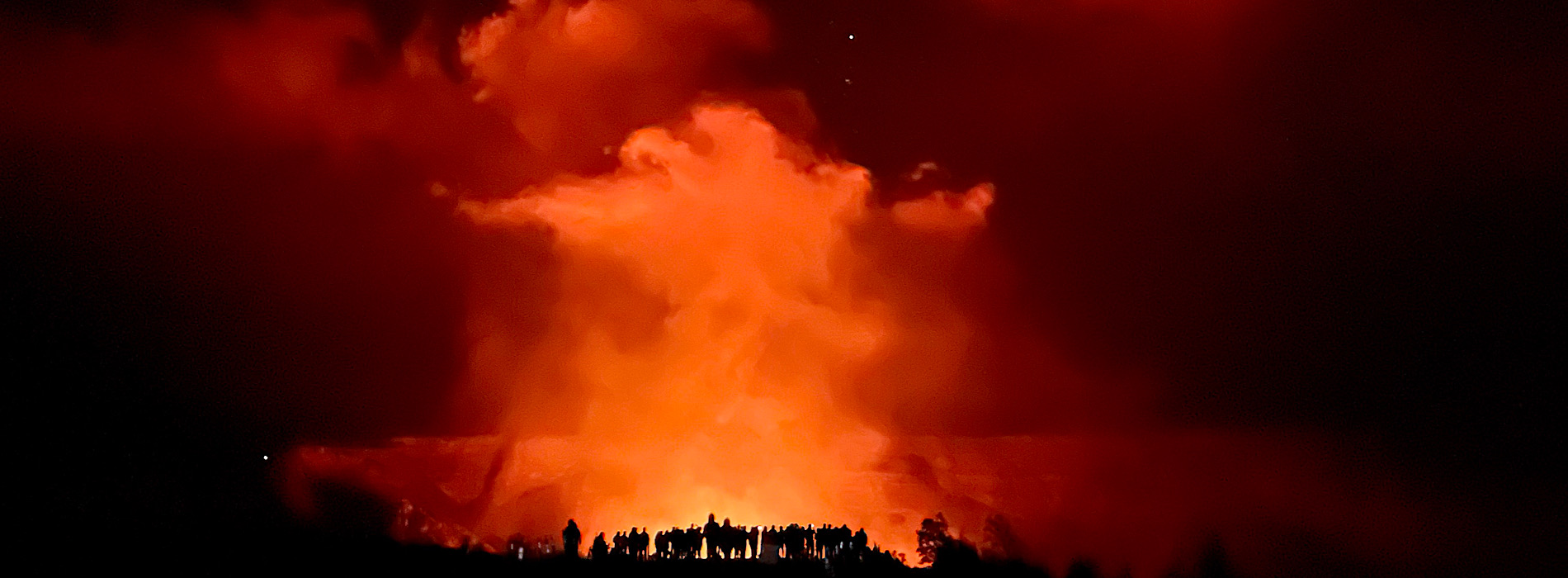 Volcano Eruption At The Crater's Edge Inn | Volcano, HI